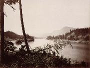 Carleton E.Watkins Vue du fleuve Columbia et de la chain des Cascades oil painting reproduction